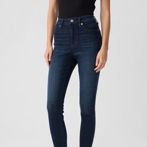 GAP Blue High Rise Jeans Stretchy Fit